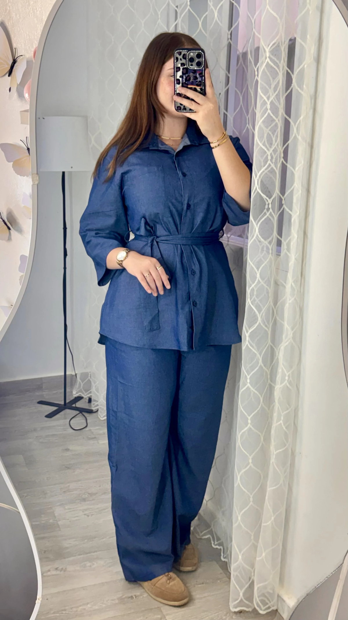 Ensemble Femme en Jean Bleu Chic