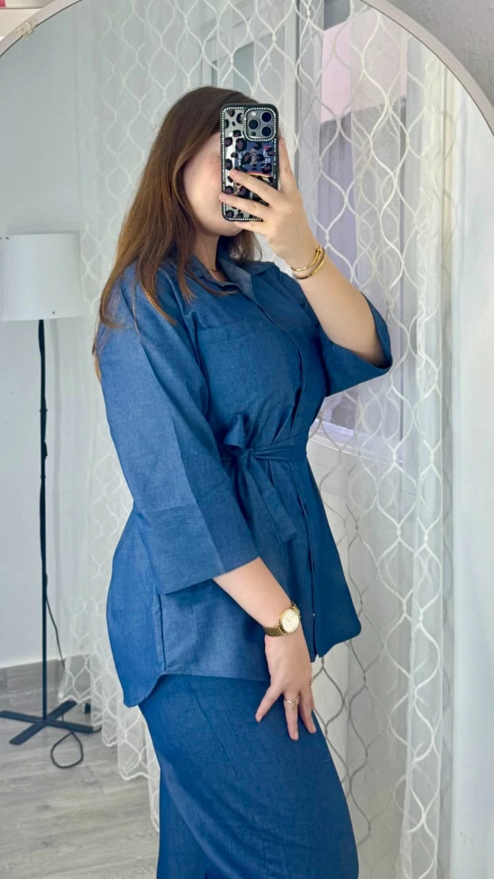 Ensemble Femme en Jean Bleu Chic