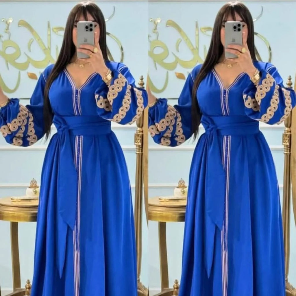 قفطان طرزا كم بالسفيفة العقاد والحزام