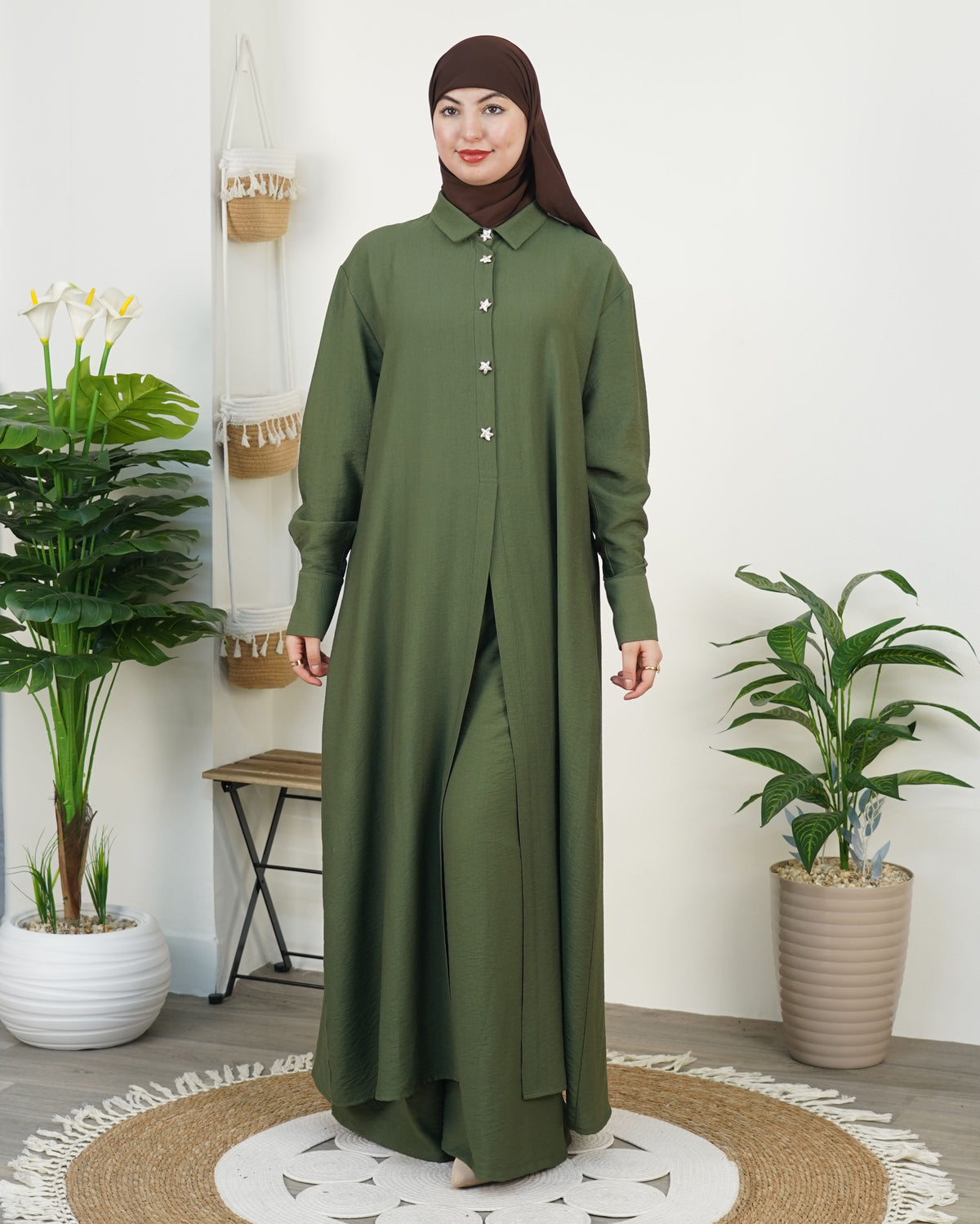 ✨ Robe longue femme élégante et pudique