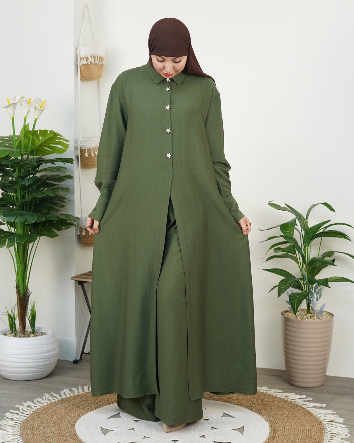 ✨ Robe longue femme élégante et pudique