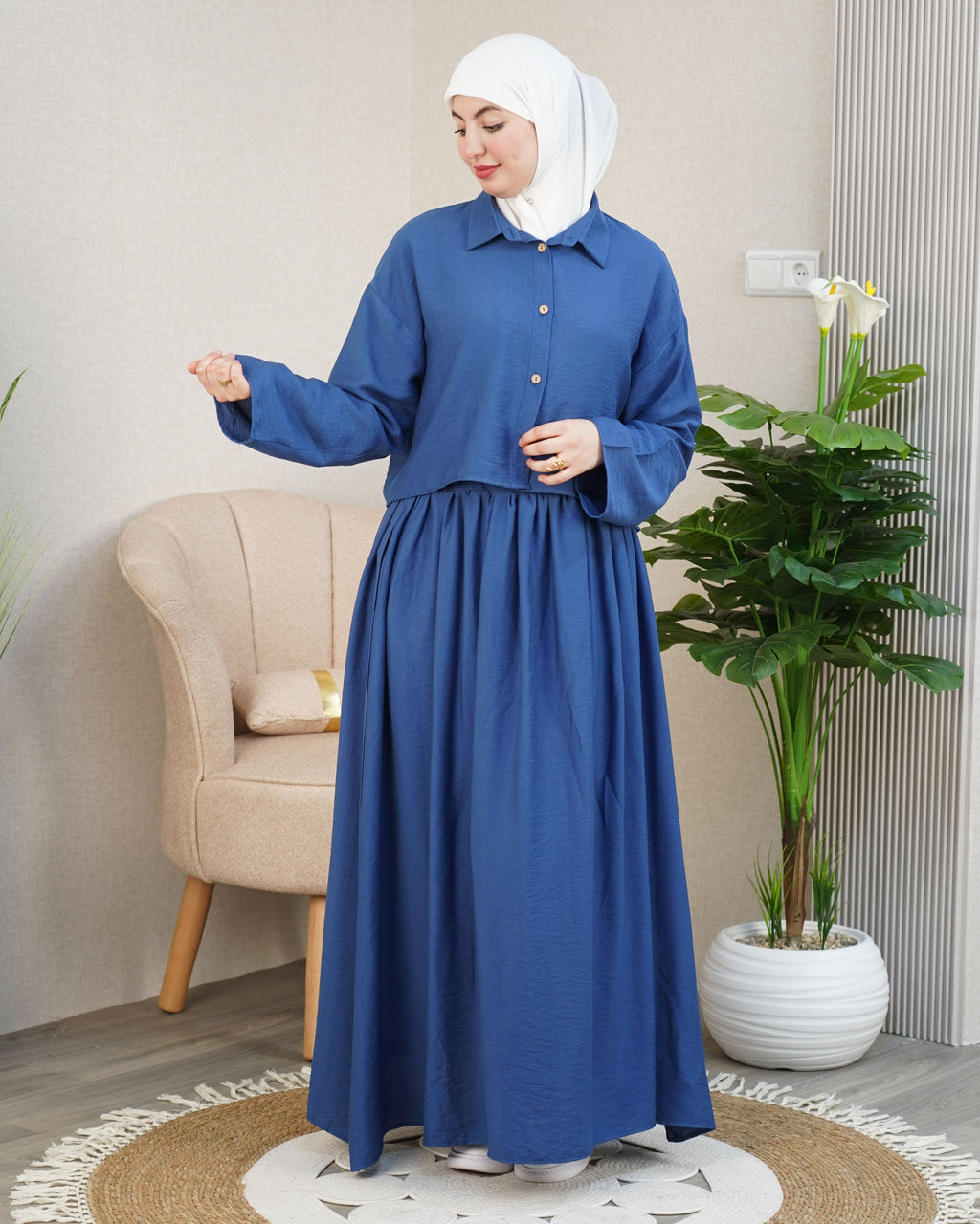 🌸 Robe longue femme modeste