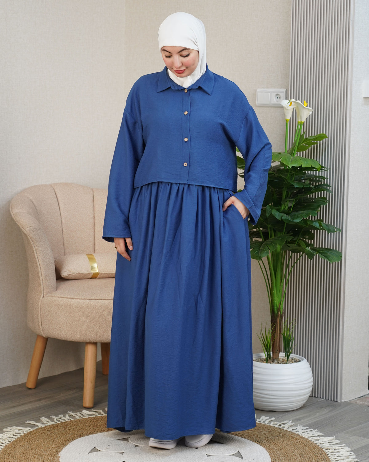 🌸 Robe longue femme modeste