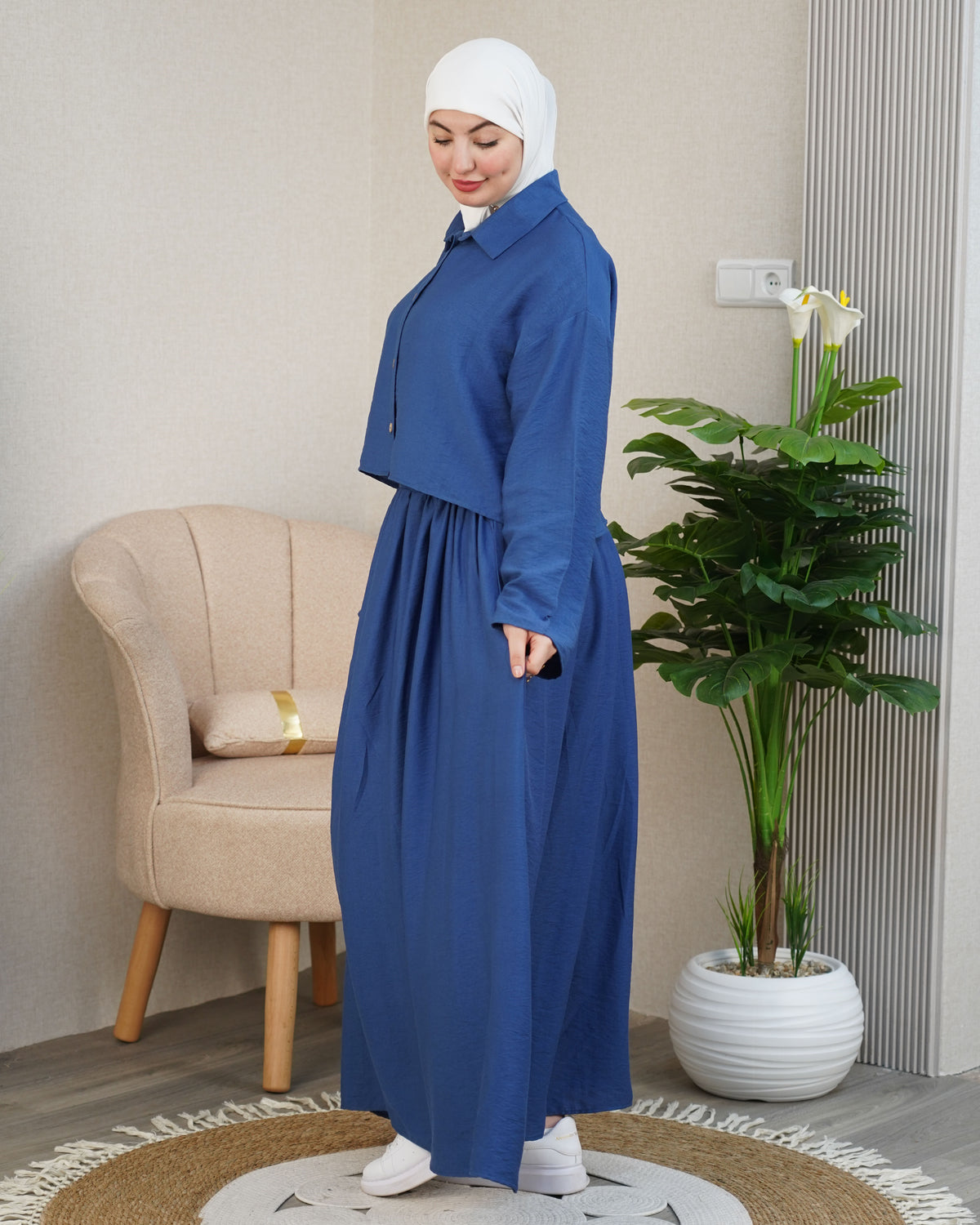🌸 Robe longue femme modeste