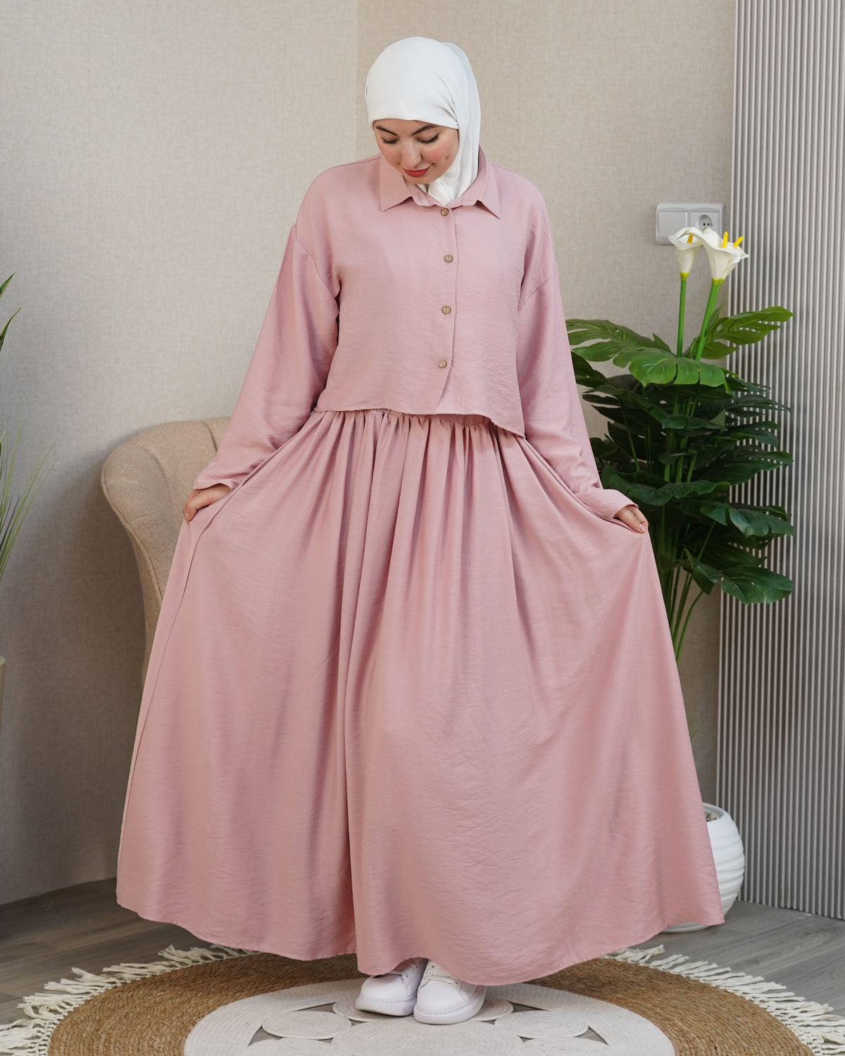 🌸 Robe longue femme modeste