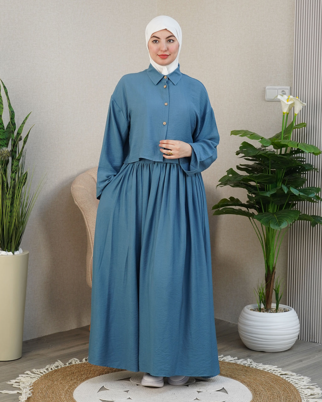 🌸 Robe longue femme modeste