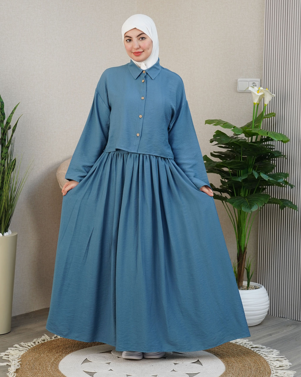 🌸 Robe longue femme modeste