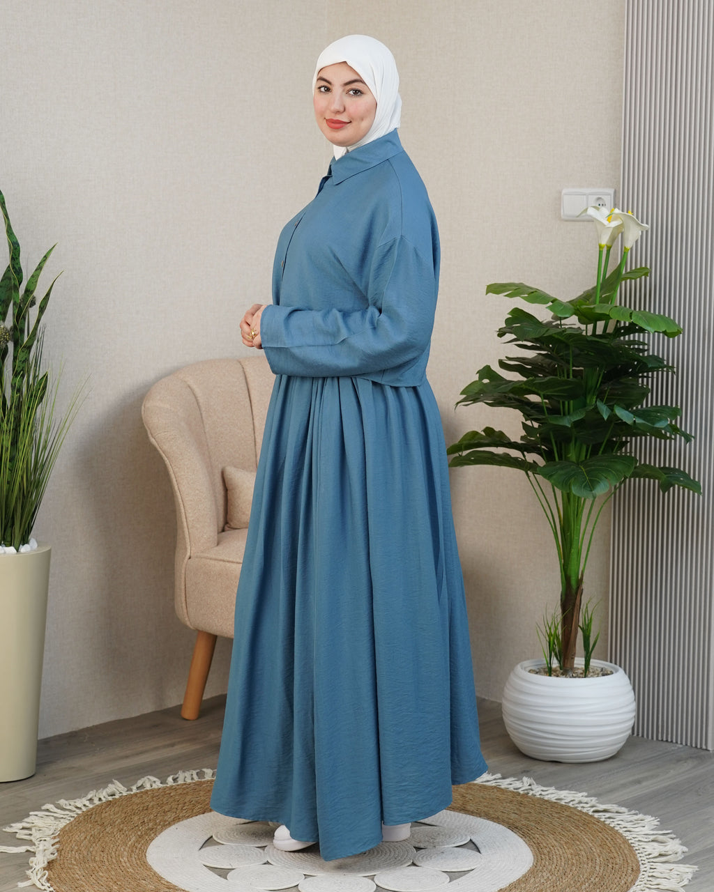 🌸 Robe longue femme modeste