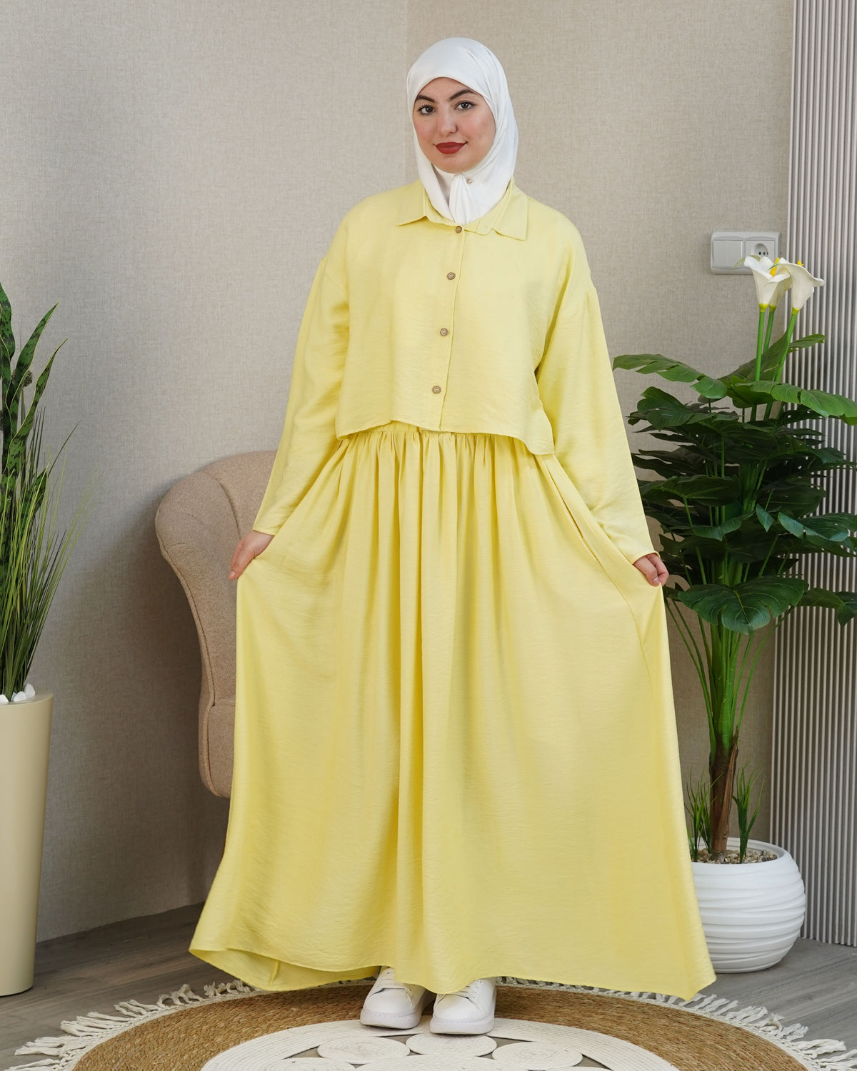 🌸 Robe longue femme modeste