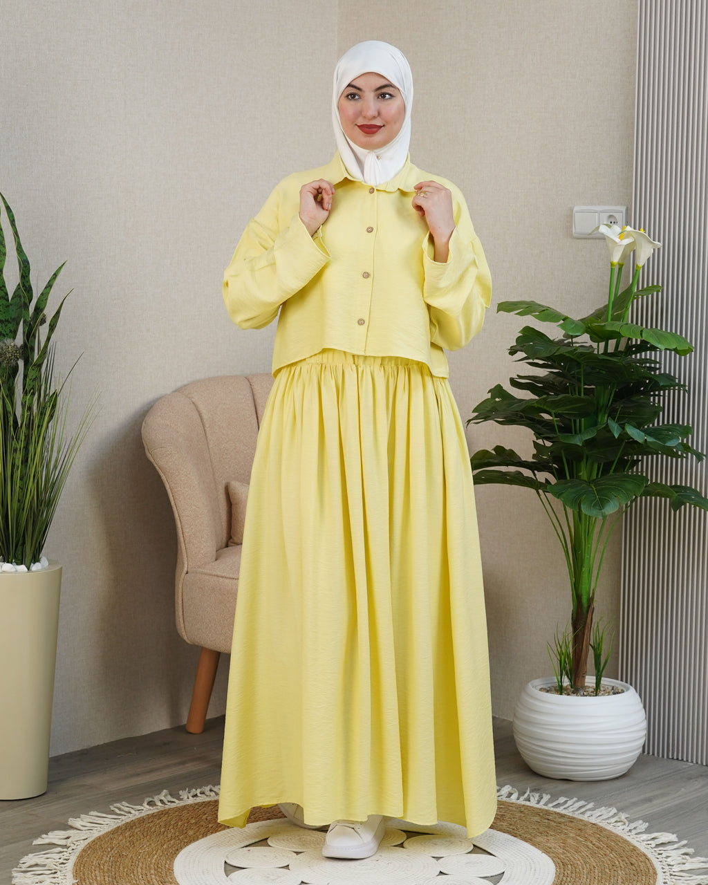 🌸 Robe longue femme modeste