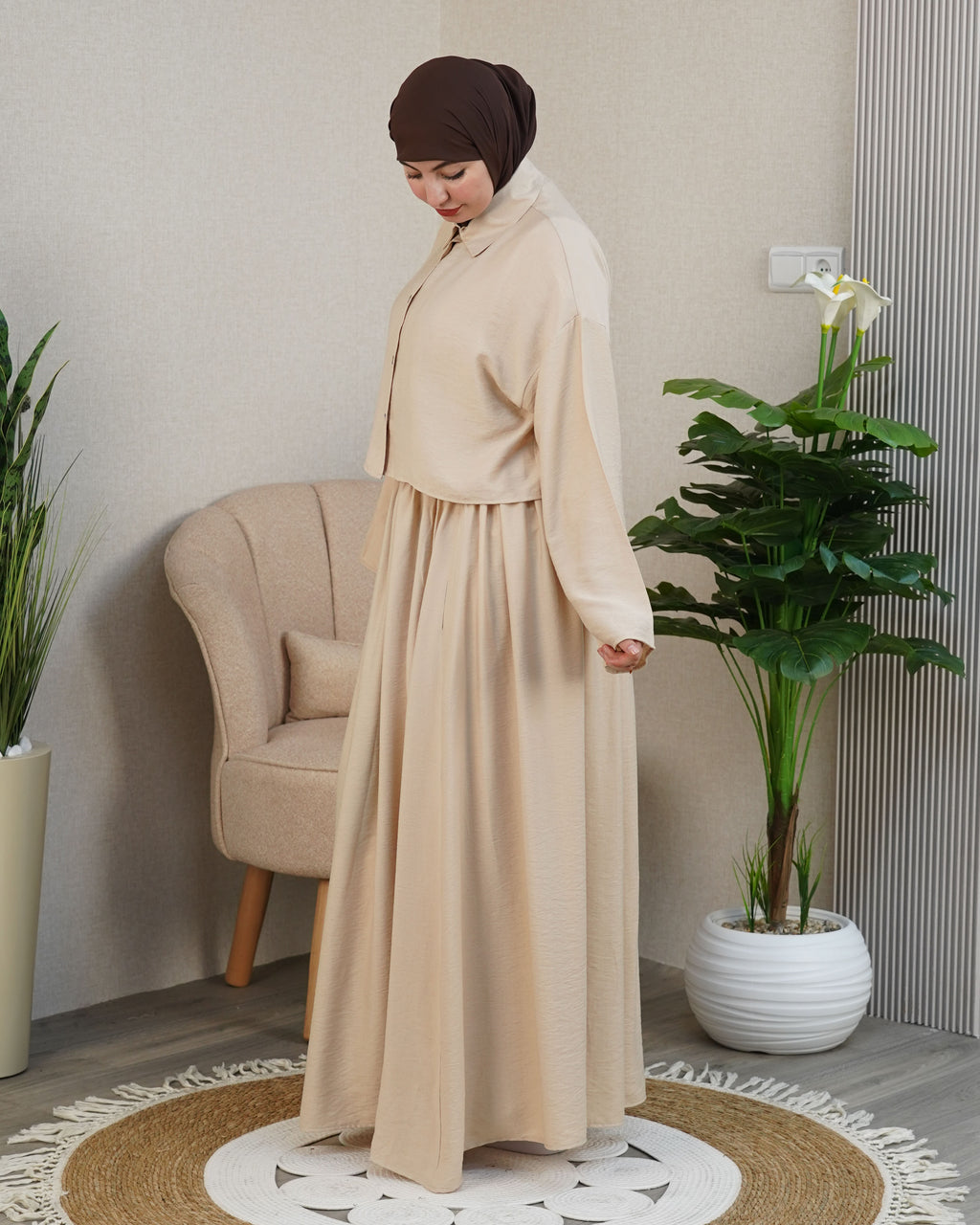🌸 Robe longue femme modeste