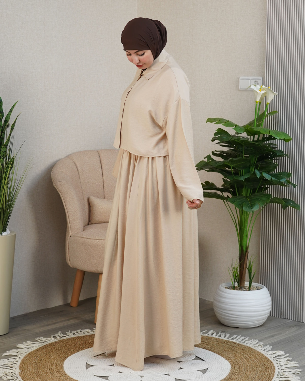 🌸 Robe longue femme modeste