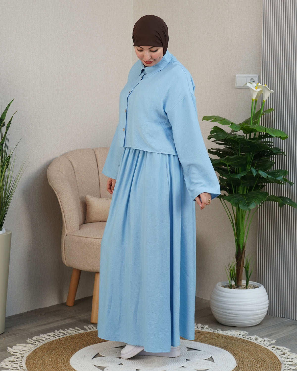 🌸 Robe longue femme modeste