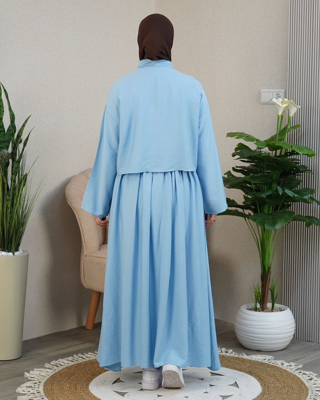 🌸 Robe longue femme modeste