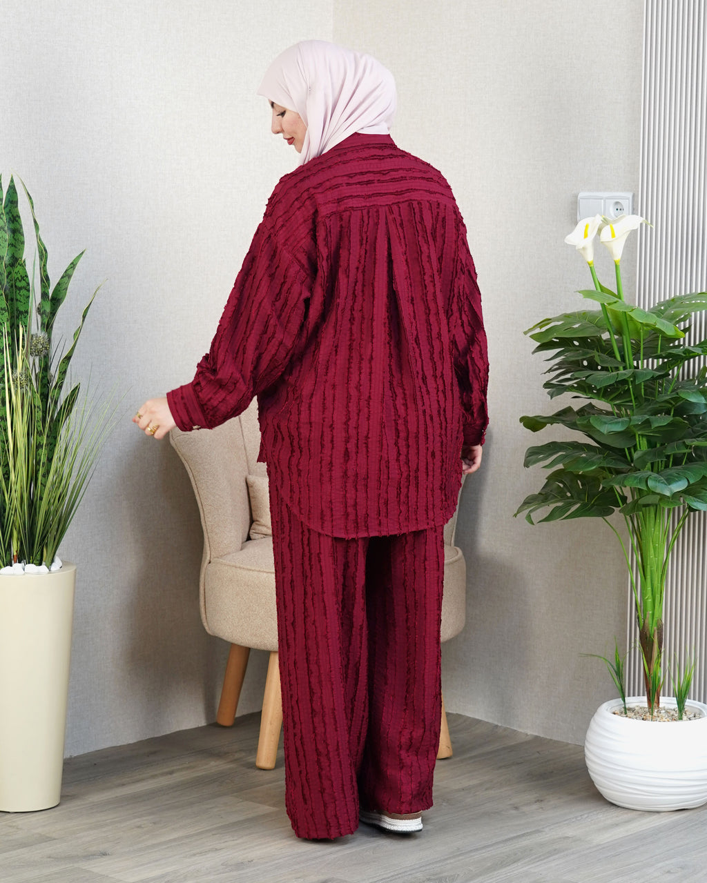 ✨ Ensemble Femme « Élégance Rayée »