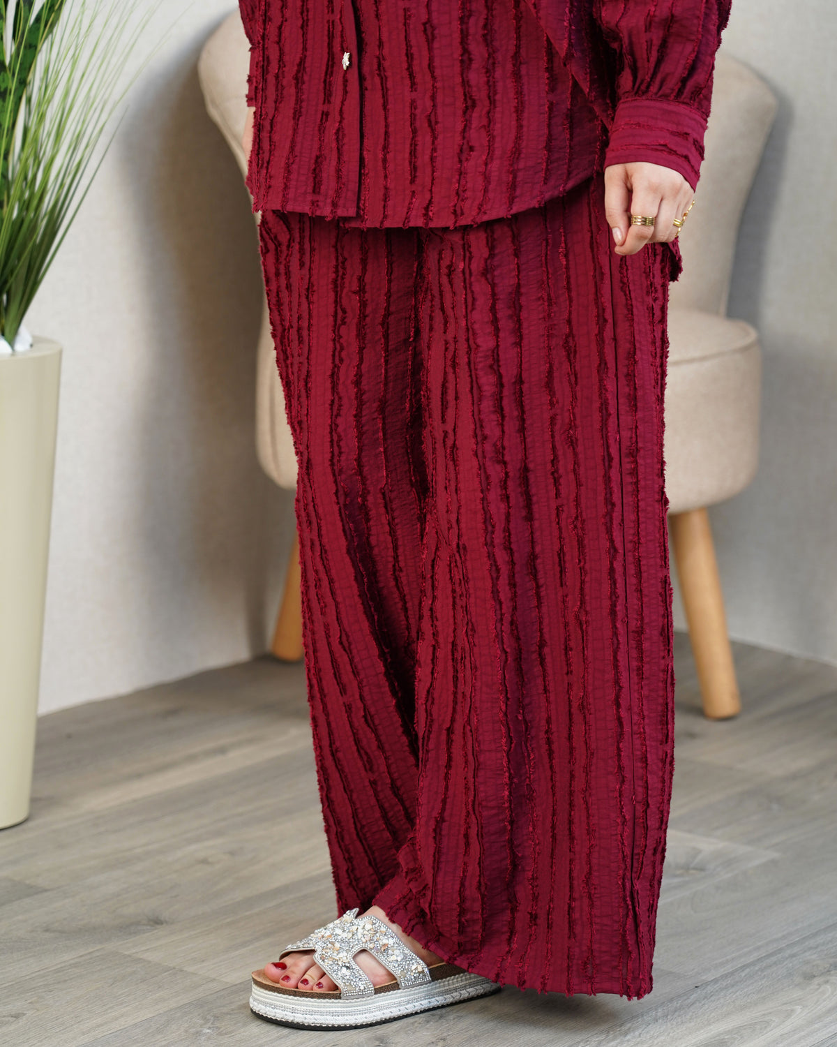 ✨ Ensemble Femme « Élégance Rayée »