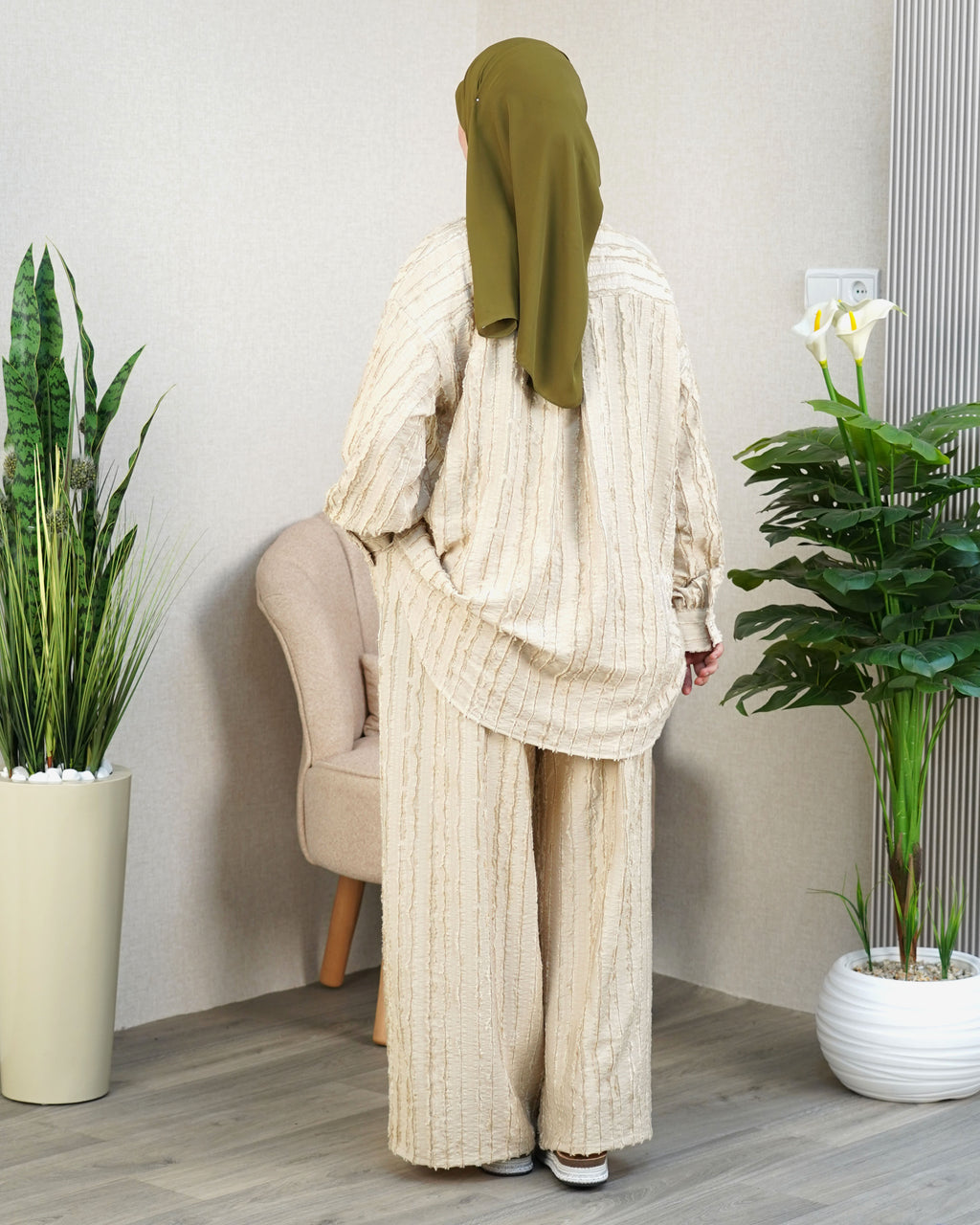 ✨ Ensemble Femme « Élégance Rayée »