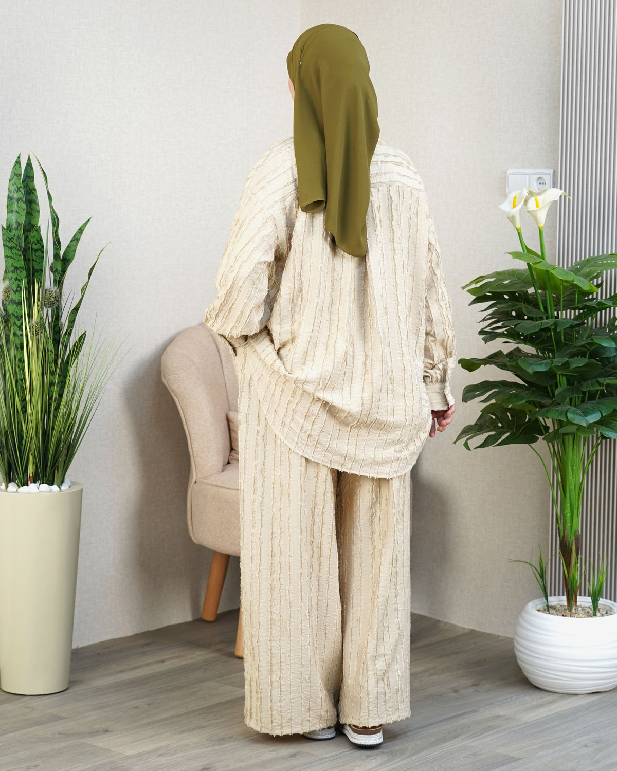 ✨ Ensemble Femme « Élégance Rayée »