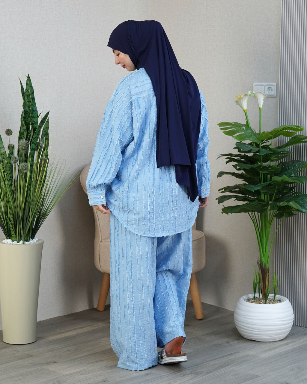 ✨ Ensemble Femme « Élégance Rayée »