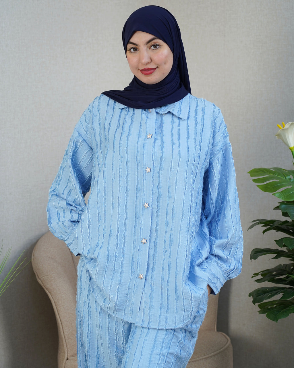 ✨ Ensemble Femme « Élégance Rayée »