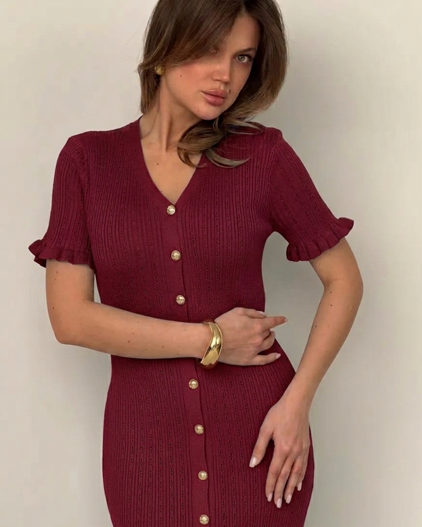 La Robe Maille Côtelée
