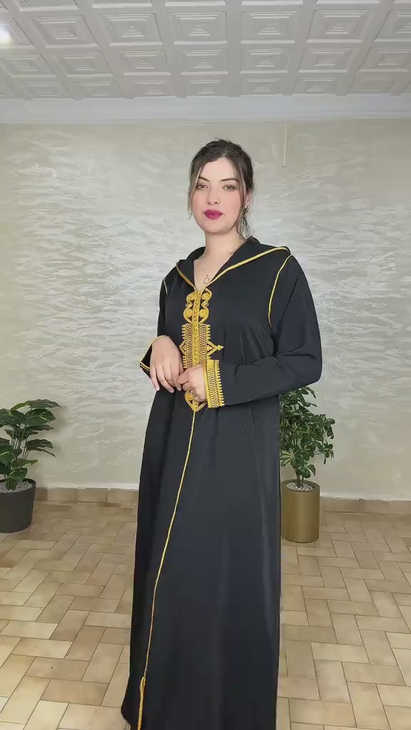 (V) جلابة الطرزة المغربية الأصيلة