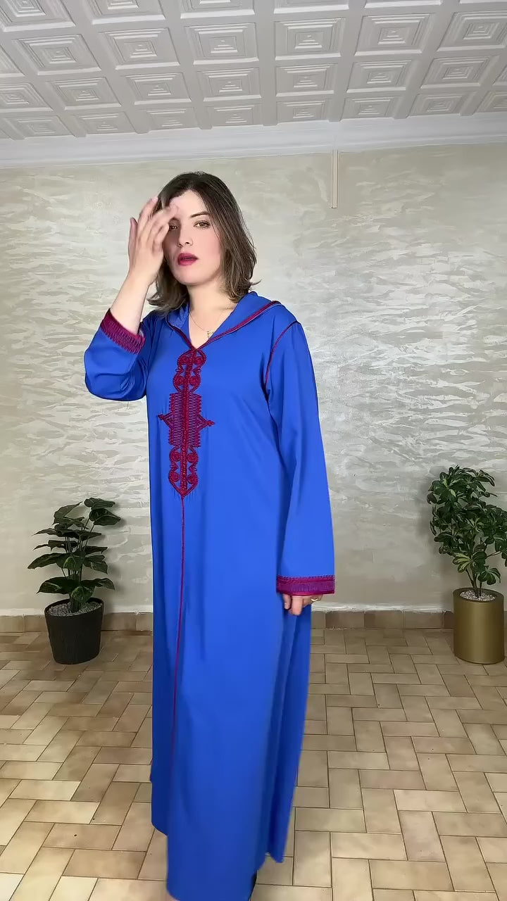 (V) جلابة الطرزة المغربية الأصيلة