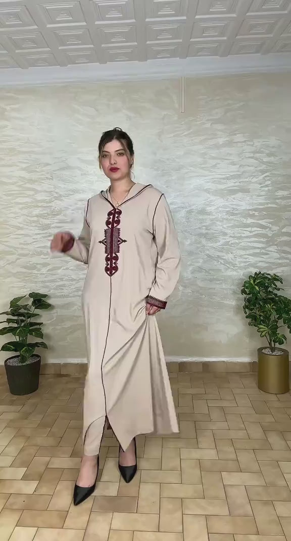 (V) جلابة الطرزة المغربية الأصيلة