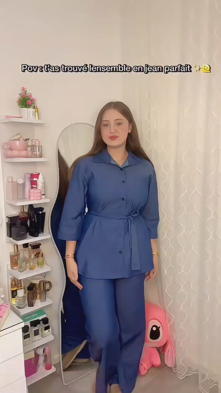 Ensemble Femme en Jean Bleu Chic