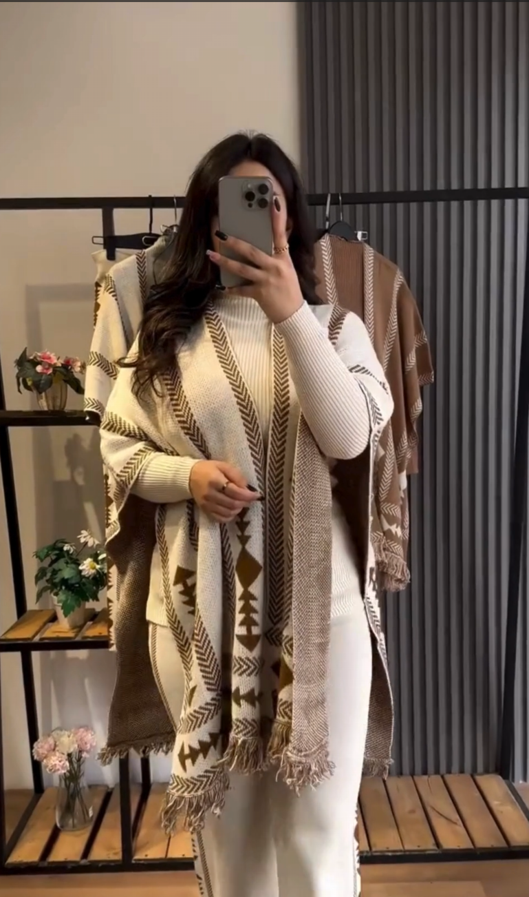 Ensemble femme 3 pièces à motifs géométriques